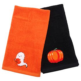 "As Is" South Street Loft Halloween 2-Pack Hand Towels