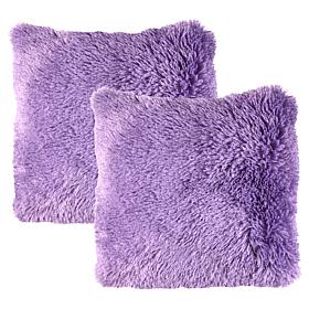 "As Is" South Street Loft Mongolian Faux Fur Pillow 2-pack