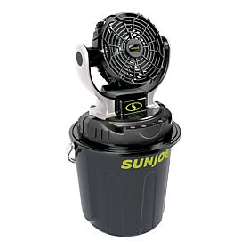 "As Is" Sun Joe 24-Volt Rotating Fan with Misting Feature