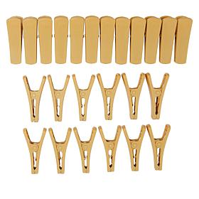 "As Is" The JOY Hangers 24-pack Slimline Hanger Clips for Pants, Sk...