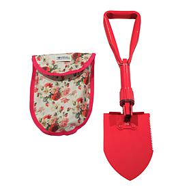 "As Is" Tower Hill by Christie Brinkley Folding Garden Shovel with Bag