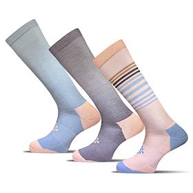"As Is" True Energy Over-the-Calf Unisex Socks 3-pack
