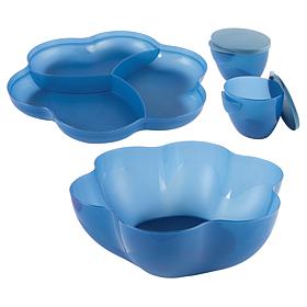 "As Is" Tupperware® 6-piece Chip 'n' Dip Entertaining Set