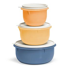 "As Is" Tupperware 6-piece Fix-N-Mix Mixing Bowl Set