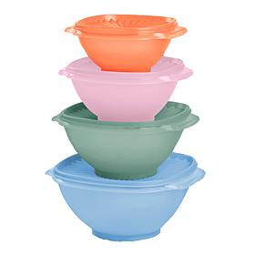 "As Is" Tupperware® 8-piece Heritage Square Bowl Set