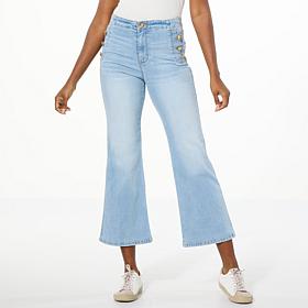 "As Is" TWRHLL by Christie Brinkley Flare Leg Sailor Jean