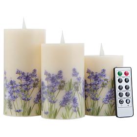"As Is" Unmatched Flameless Candles - Set of 3