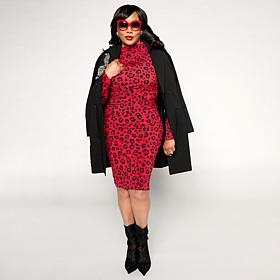 "As Is" Vivica A. Fox Collection Embellished Trench Coat