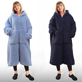 "As Is" Warm & Cozy 2-pack Oversized Sherpa Hoodie