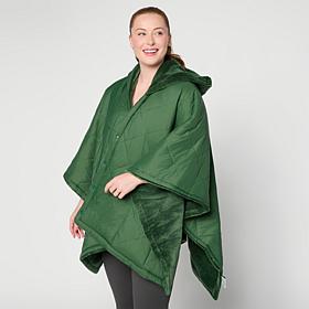 "As Is" Warm & Cozy Heated Water Resistant Portable Angel Wrap with...