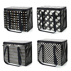"As Is" West Loop 4-Pack Insulated Leak-Proof Super Shoppers 