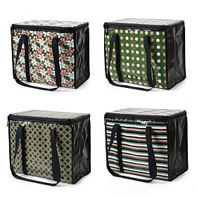 "As Is" West Loop 4-Pack Insulated Leak-Proof Super Shoppers 