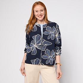 "As Is" WynneCollection Embroidered Jacket