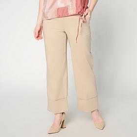 "As Is" WynneCollection Flatter FIT Straight Leg Cuffed Pant
