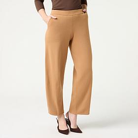 "As Is" WynneCollection Knit Barrel Leg Pant