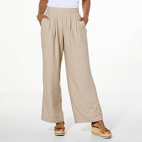 "As Is" WynneCollection Sedona Pleated Trouser Pant