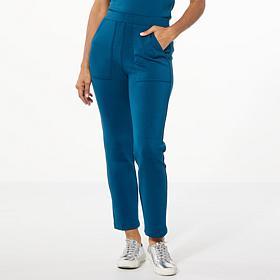 "As Is" WynneLayers Lightweight Scuba Knit Narrow Leg Pant