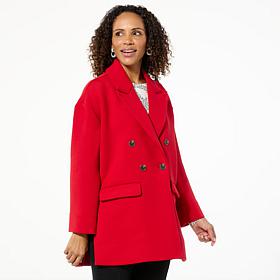 "As Is" WynneLayers Scuba Knit Unstructured Jacket