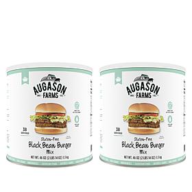 Augason Farms 2pk 46oz Black Bean Burger Mix - 38 Servings
