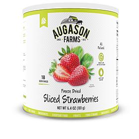 Augason Farms 6.4 oz. Can Freeze-Dried Strawberries - 18 Servings