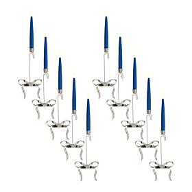 august & leo Flameless Tree & Window Candles Set of 10