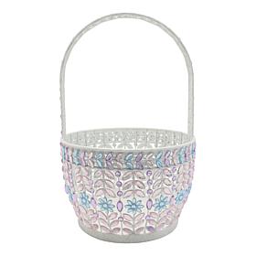 august & leo Pastel Acrylic Jewel Basket