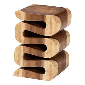 bali and pari Eliada Wooden Side Table