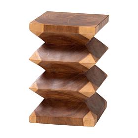 bali and pari Malati Suar Wood Side Table