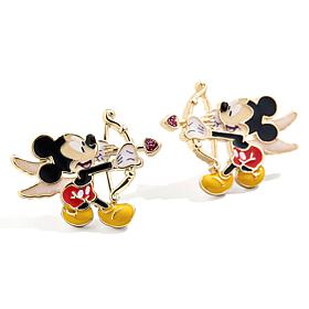 BAUBLEBAR Disney Mickey Cupid Goldtone Stud Earrings