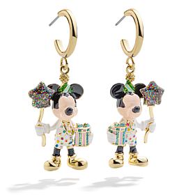 BAUBLEBAR Disney Mickey Mouse Celebration Hoop Dangle Earrings