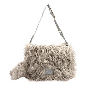 BEARPAW® Curly Faux Fur Hobo Bag