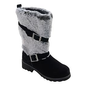 BEARPAW® Junia Tall Suede Boot with Bear Coat