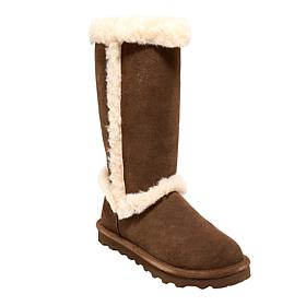 BEARPAW® Kendall Suede Tall Boot with Bear Coat