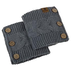 Bearpaw One-Pack Cable Knit Button Boot Topper