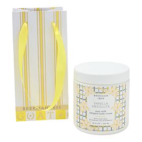 Beekman 1802 18-oz. Body Cream with Gift Bag - Honey Orange Blossom