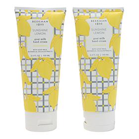 Beekman 1802 2-pack Sunshine Lemon Goat Milk Hand Cream