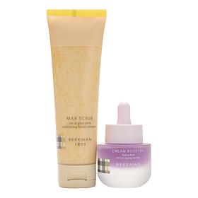 Beekman 1802 Face Scrub + Dream Booster Serum 2-Piece Set