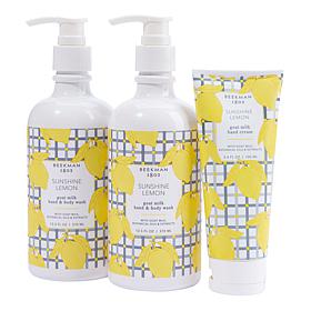 Beekman 1802 Goat Milk 3-piece Sunshine Lemon Hand Care Set