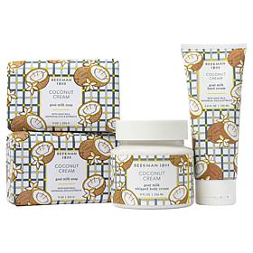 Beekman 1802 Goat Milk 4pc Coconut Cream Bath & Body Collection w/ Box