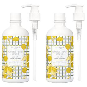 Beekman 1802 Goat Milk Almond Honey Cookie Hand & Body Wash 2pk