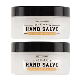 Beekman 1802 Goat Milk Honey Orange Blossom Hand Salve 2-pack