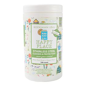 Beekman 1802 Happy Place 100-count Stainless Steel Cleaning Wipes