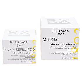 Beekman 1802 Milk RX Advanced Better Aging Cream + Refill