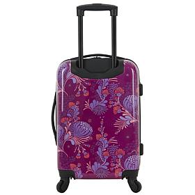 Bella Caronia 3 Pc Rolling Hardside Luggage Set w/ 4-Wheel Spinners