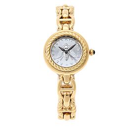 Bellezza Bee Lira Coin Mariner-Link Bracelet Watch