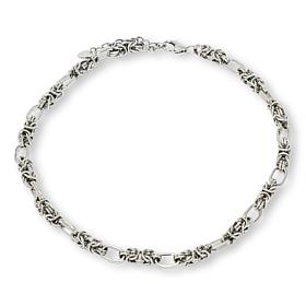 Bellezza Bronze Byzantina Link 18" Chain Necklace