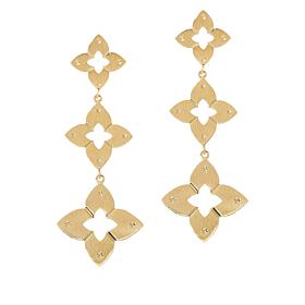 Bellezza Bronze Graduated Clover Drop Earrings 