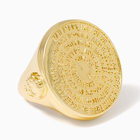 Bellezza Bronze Hail Mary Prayer Bold Ring