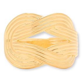 Bellezza Bronze Textured Rigato Knot Ring