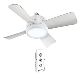 Bell+Howell 5-Speed Socket Ceiling Fan and Light